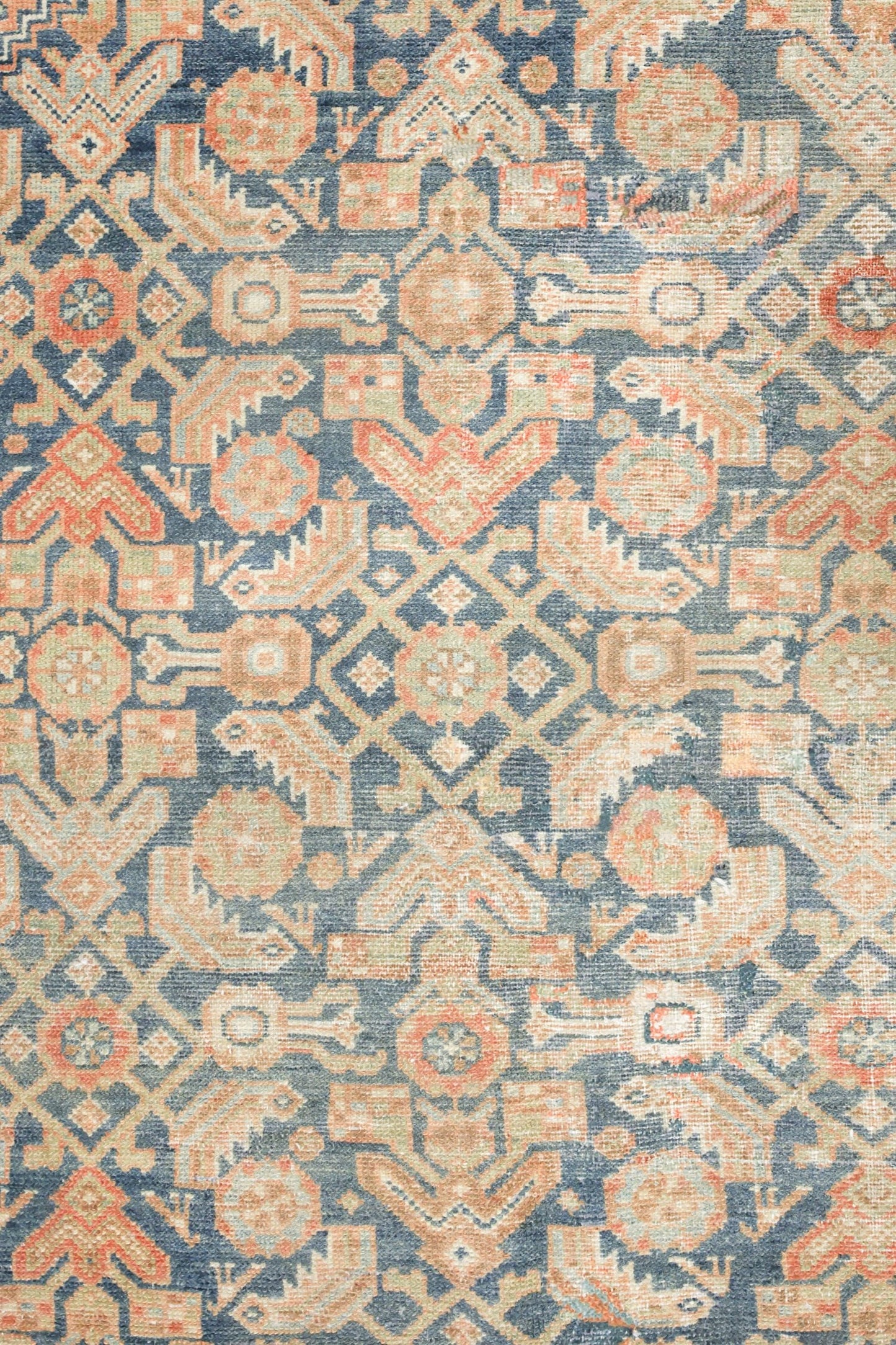 Vintage Hamadan Handwoven Tribal Rug, J73175