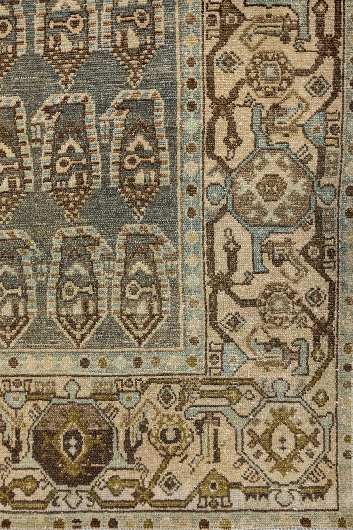 Vintage Hamadan Handwoven Tribal Rug, J75057
