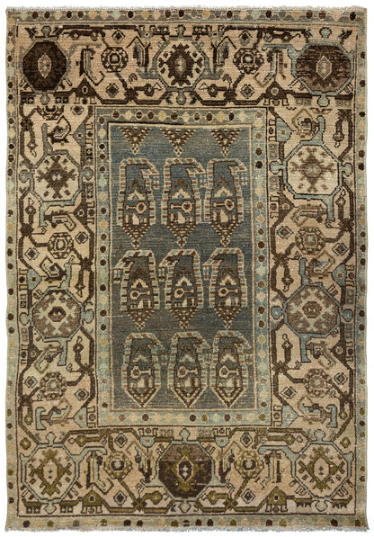 Vintage Hamadan Handwoven Tribal Rug