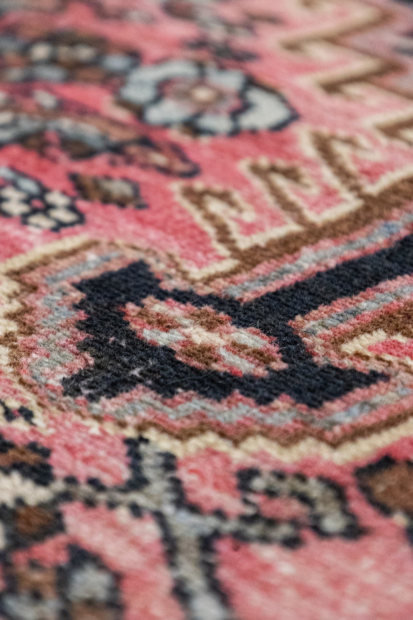 Vintage Hamadan Handwoven Tribal Rug, J75221