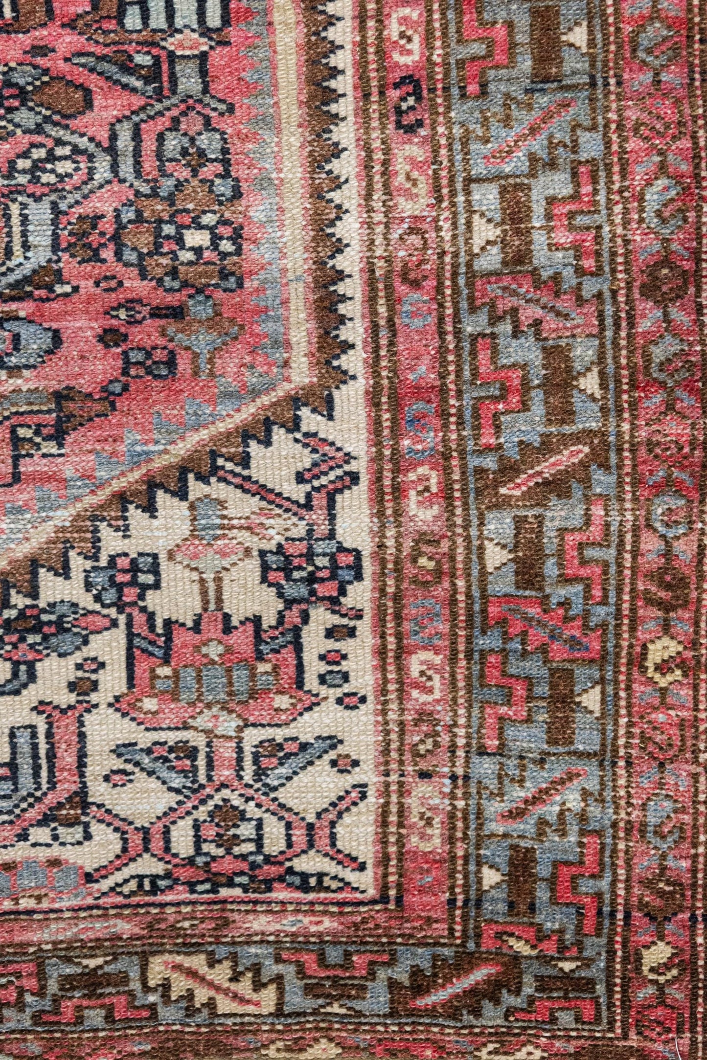 Vintage Hamadan Handwoven Tribal Rug, J75221