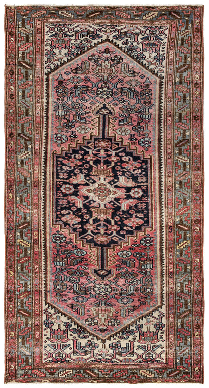 Vintage Hamadan Handwoven Tribal Rug