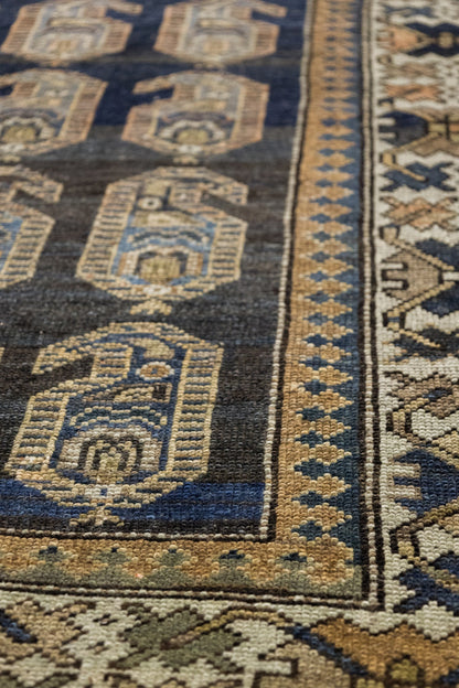 Vintage Hamadan Handwoven Tribal Rug, J75308
