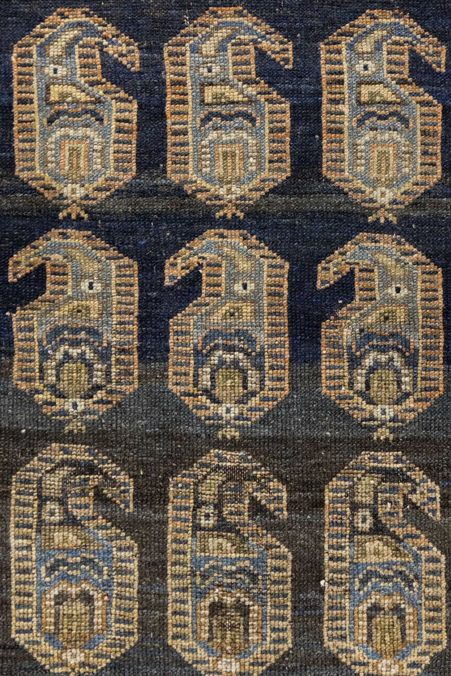 Vintage Hamadan Handwoven Tribal Rug, J75308
