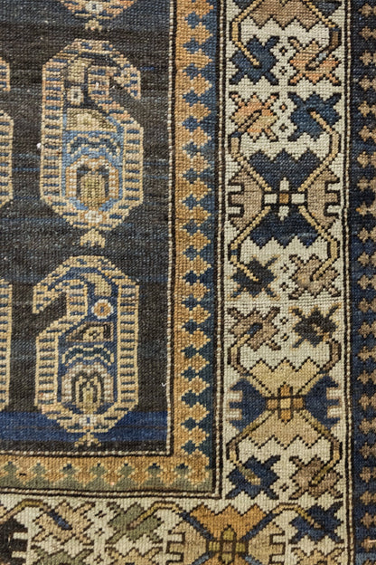 Vintage Hamadan Handwoven Tribal Rug, J75308