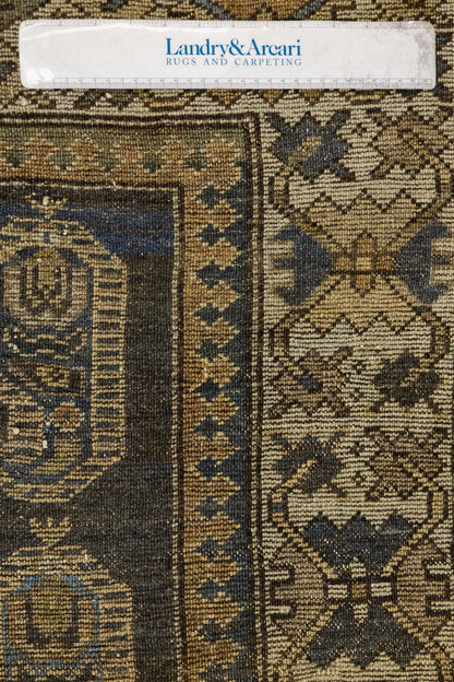 Vintage Hamadan Handwoven Tribal Rug, J75308
