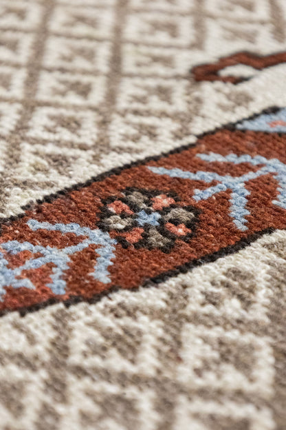Vintage Hamadan Handwoven Tribal Rug, J75312