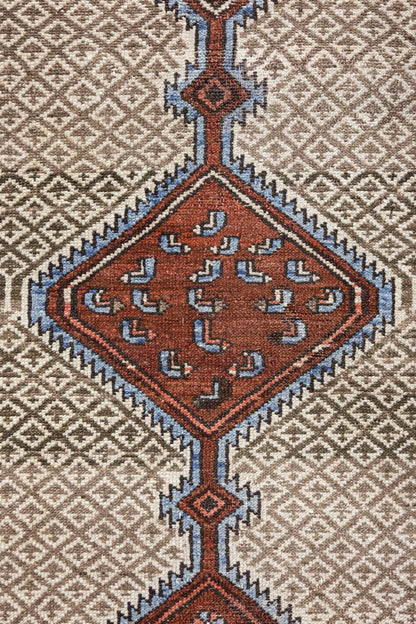 Vintage Hamadan Handwoven Tribal Rug, J75312