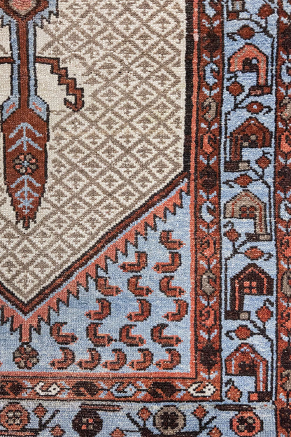 Vintage Hamadan Handwoven Tribal Rug, J75312