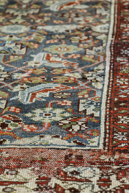 Vintage Hamadan Handwoven Tribal Rug, J79398