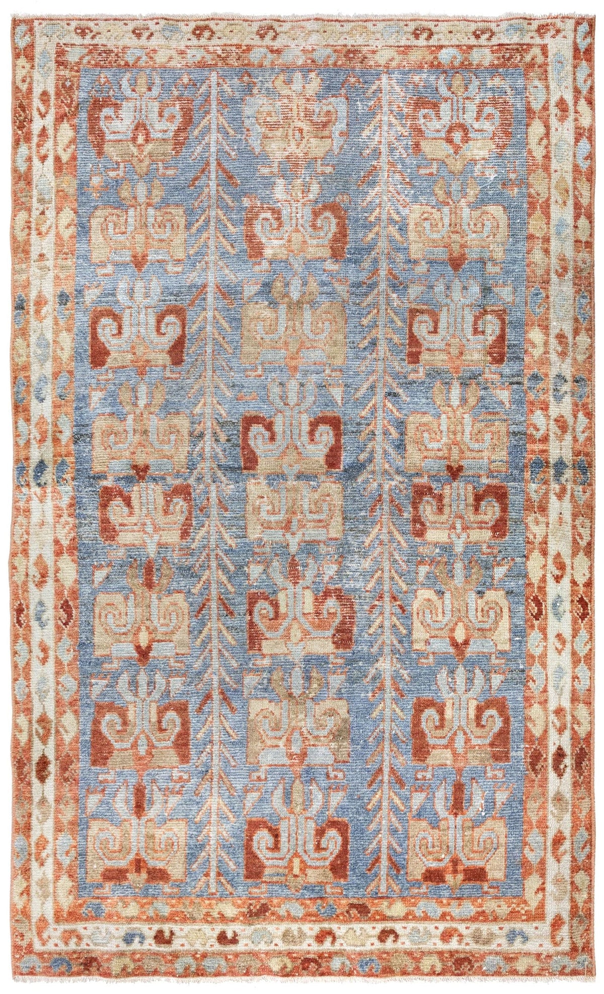 Vintage Hamadan Handwoven Tribal Rug
