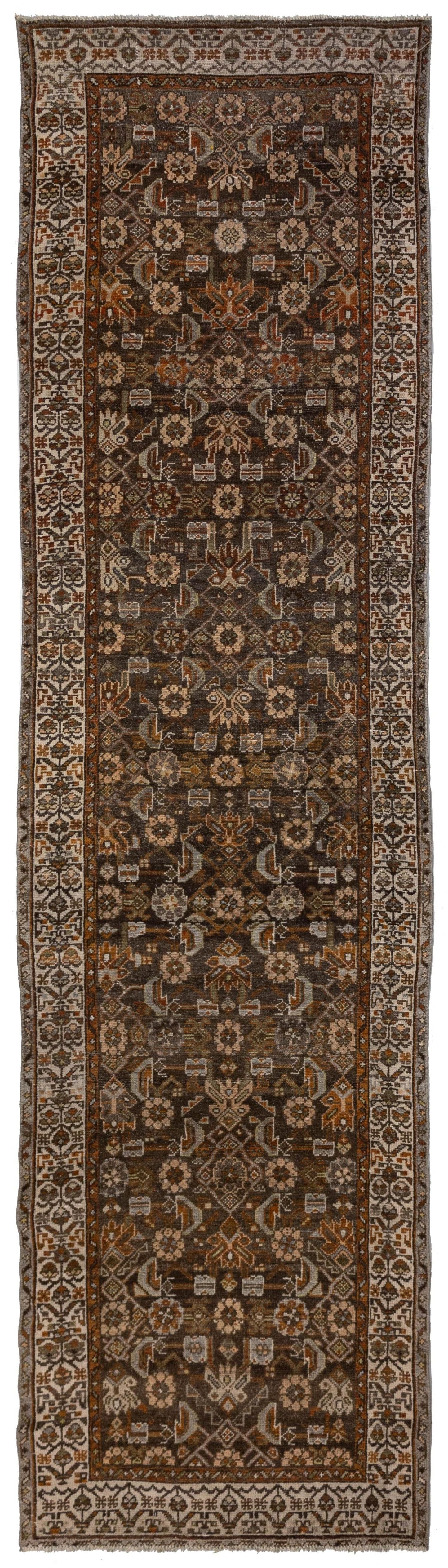 Vintage Hamadan Handwoven Tribal Rug