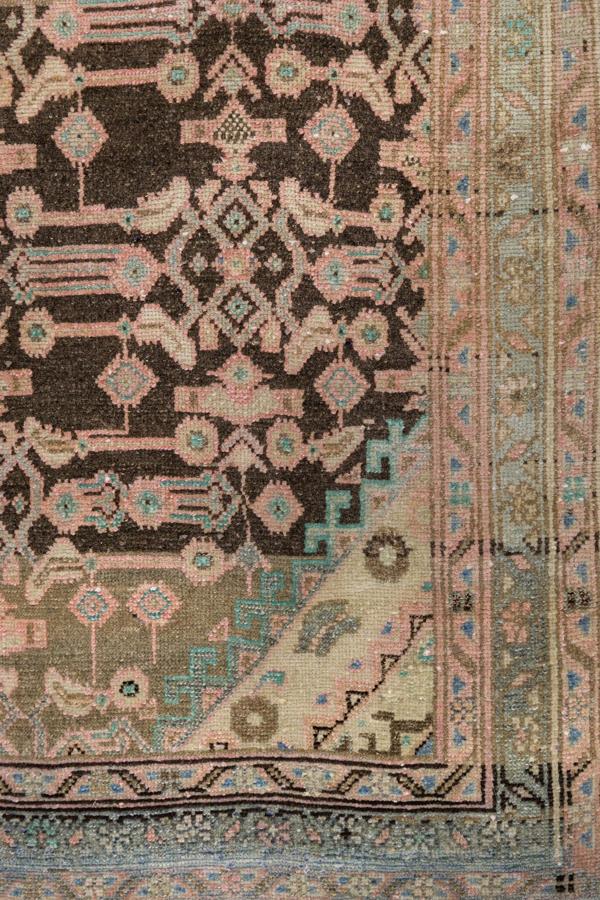 Vintage Hamadan Handwoven Tribal Rug, J86544