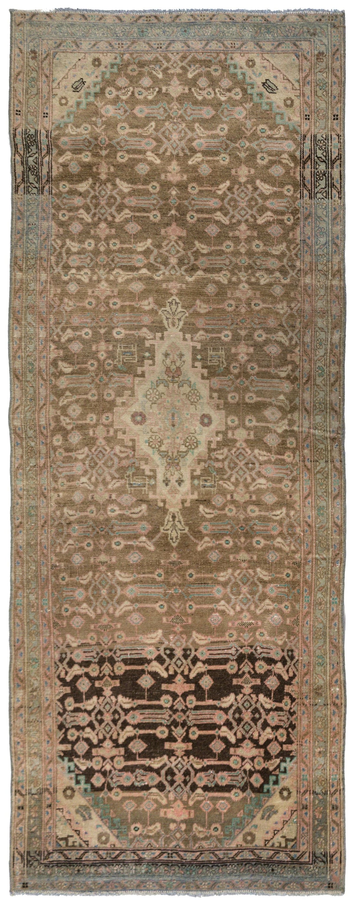 Vintage Hamadan Handwoven Tribal Rug