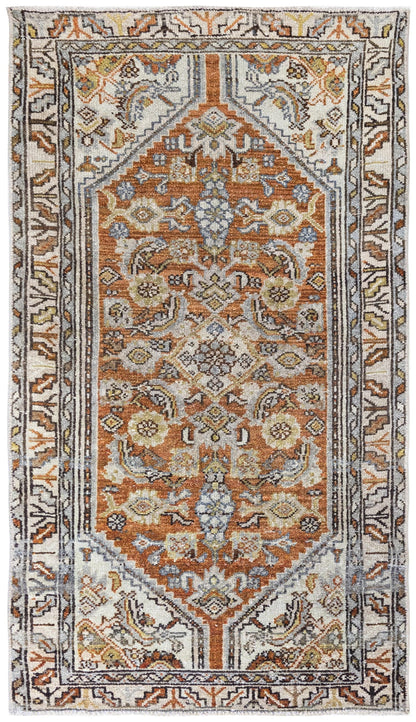 Vintage Hamadan Handwoven Tribal Rug