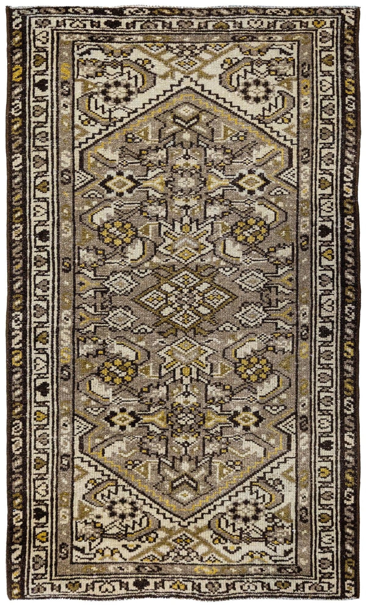 Vintage Hamadan Handwoven Tribal Rug