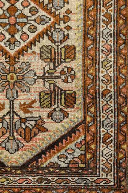 Vintage Hamadan Handwoven Tribal Rug, J86593