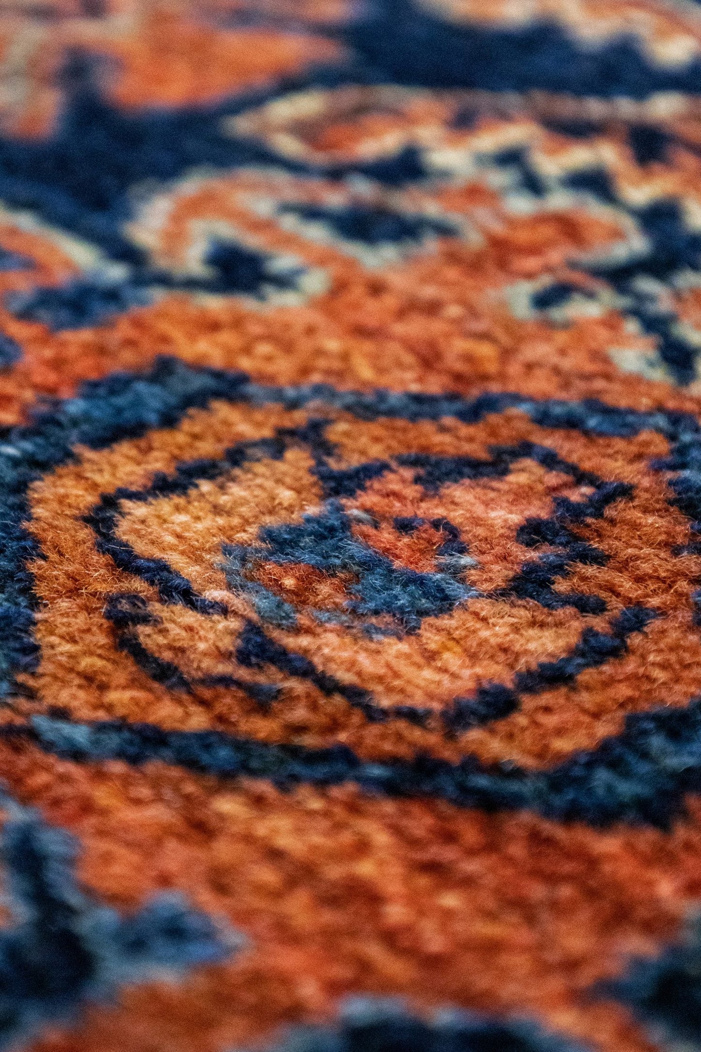 Antique Hamadan Handwoven Tribal Rug, J87317