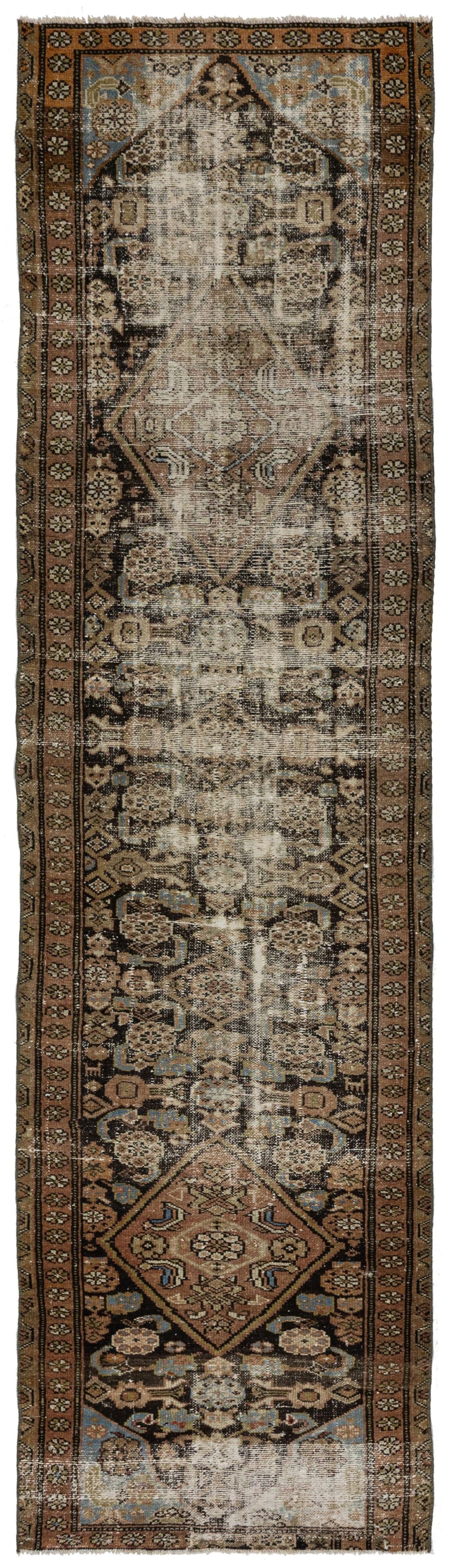 Vintage Hamadan Handwoven Tribal Rug