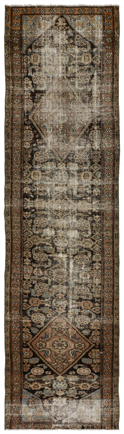 Vintage Hamadan Handwoven Tribal Rug