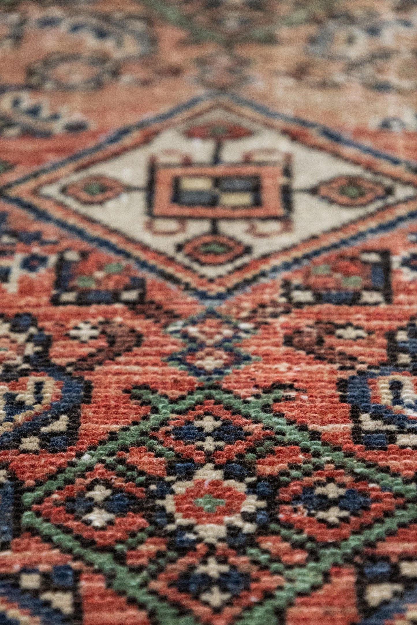 Vintage Hamadan Handwoven Tribal Rug, J89134