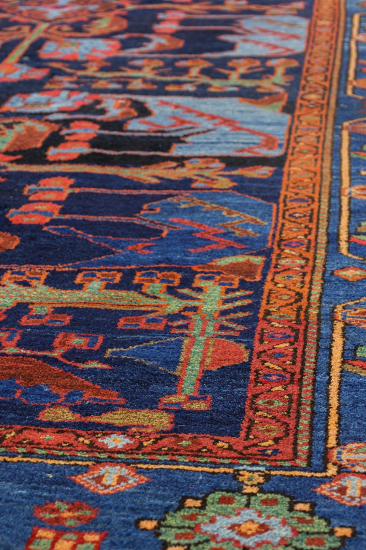 Antique Hamadan Handwoven Tribal Rug, JF8794