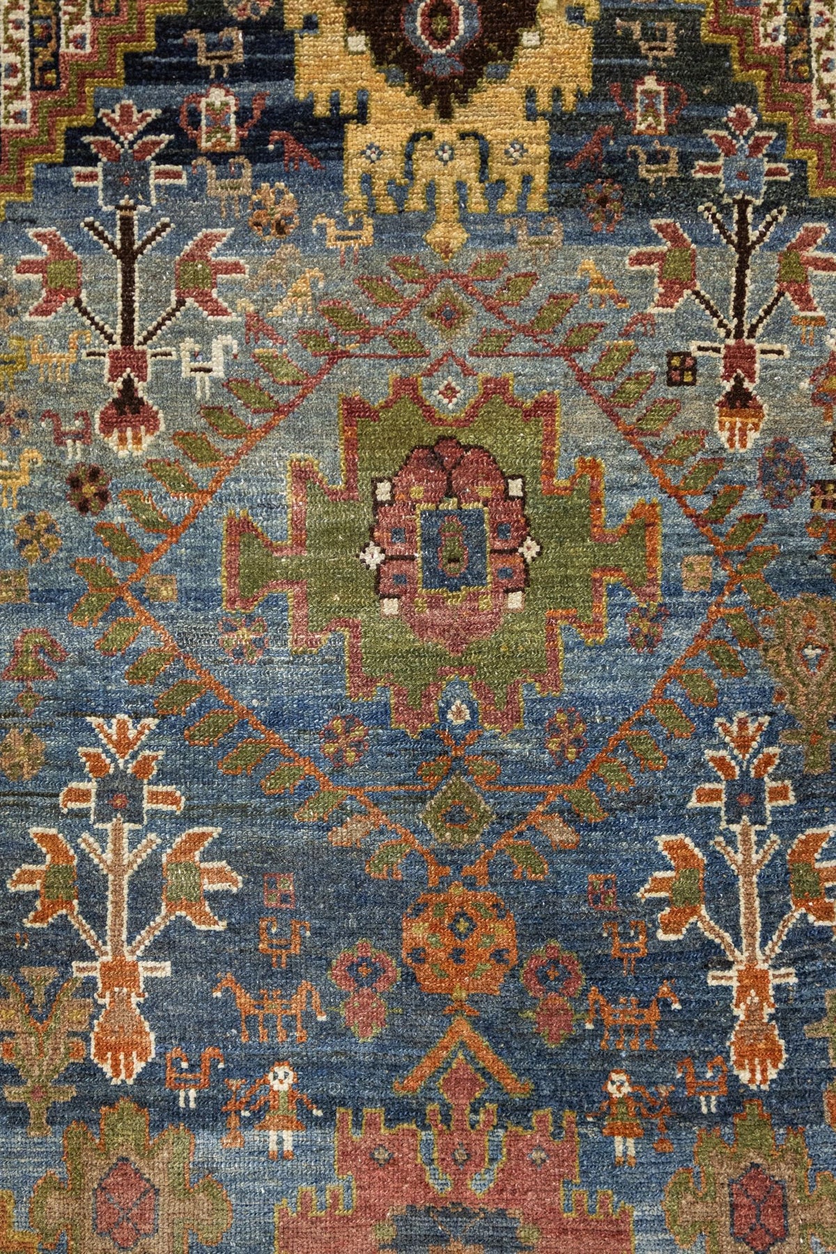 Antique Hamadan Handwoven Tribal Rug, JF8804