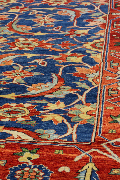 Herati Handwoven Tribal Rug, J80707