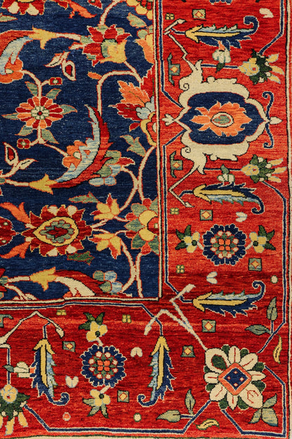 Herati Handwoven Tribal Rug, J80707