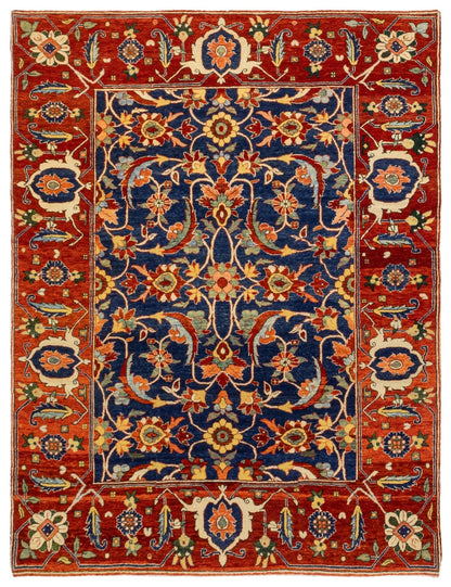 Herati Handwoven Tribal Rug