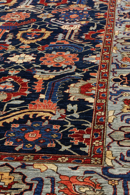 Herati Handwoven Tribal Rug, J81060