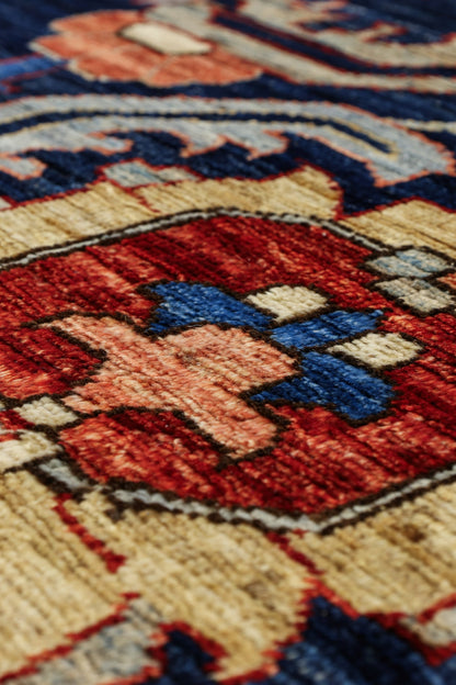 Herati Handwoven Tribal Rug, J81060