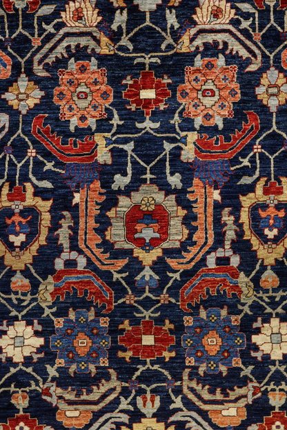 Herati Handwoven Tribal Rug, J81060