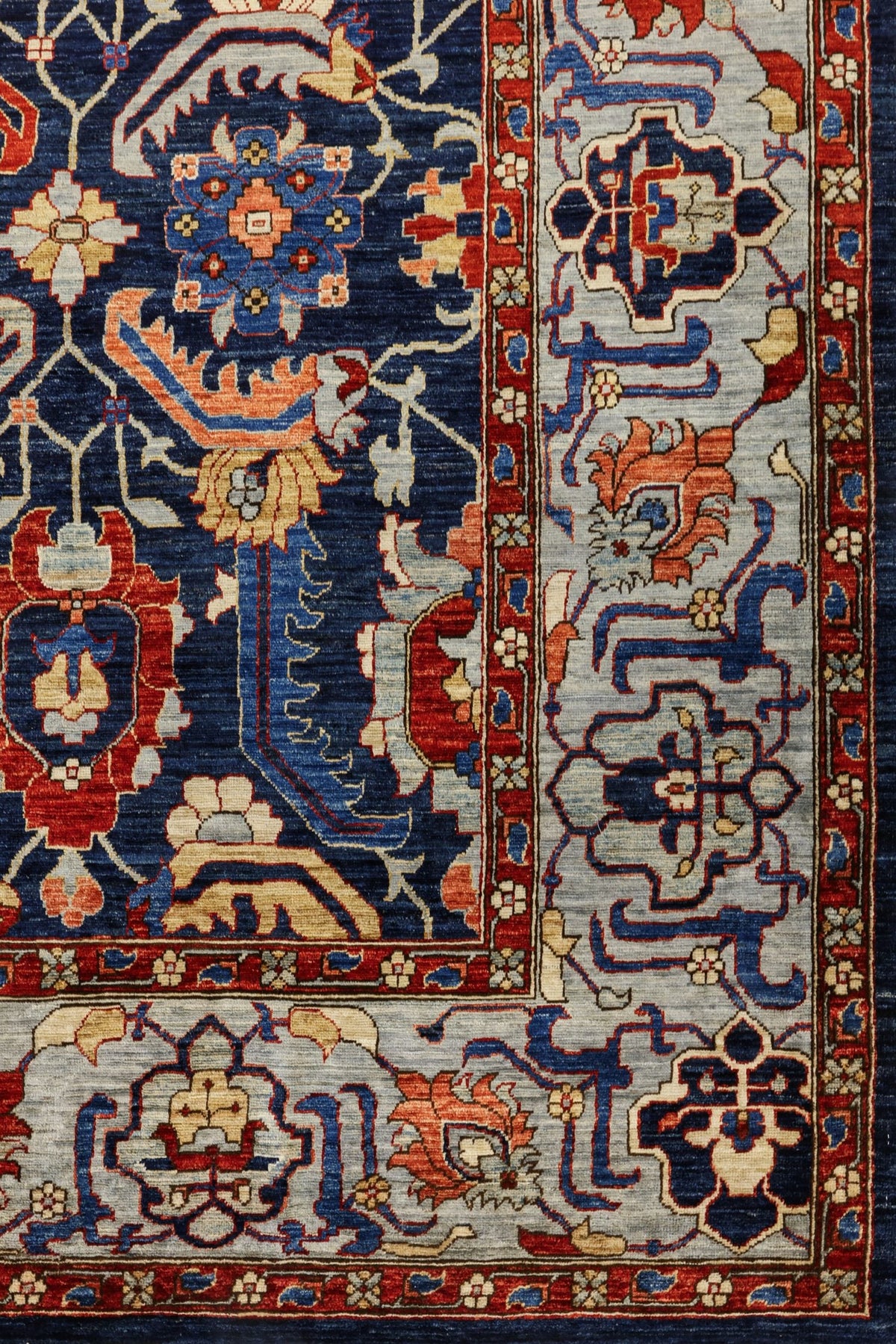 Herati Handwoven Tribal Rug, J81060