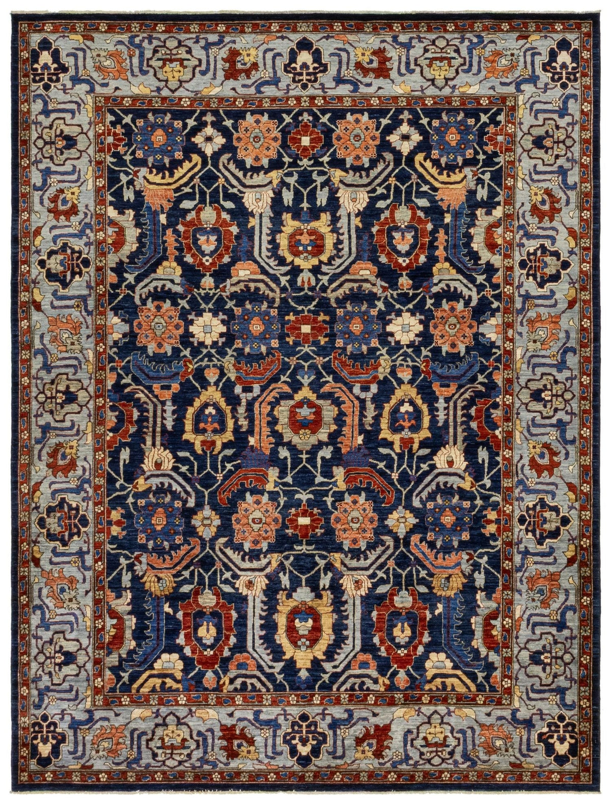 Herati Handwoven Tribal Rug