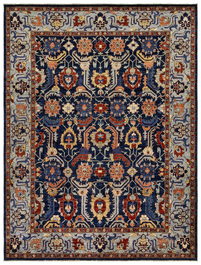 Herati Handwoven Tribal Rug