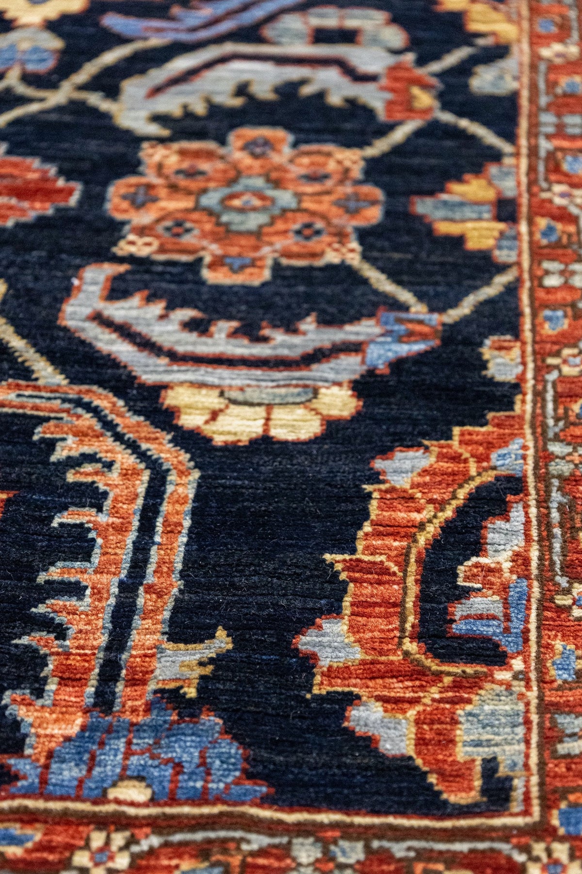 Herati Handwoven Tribal Rug, J86062