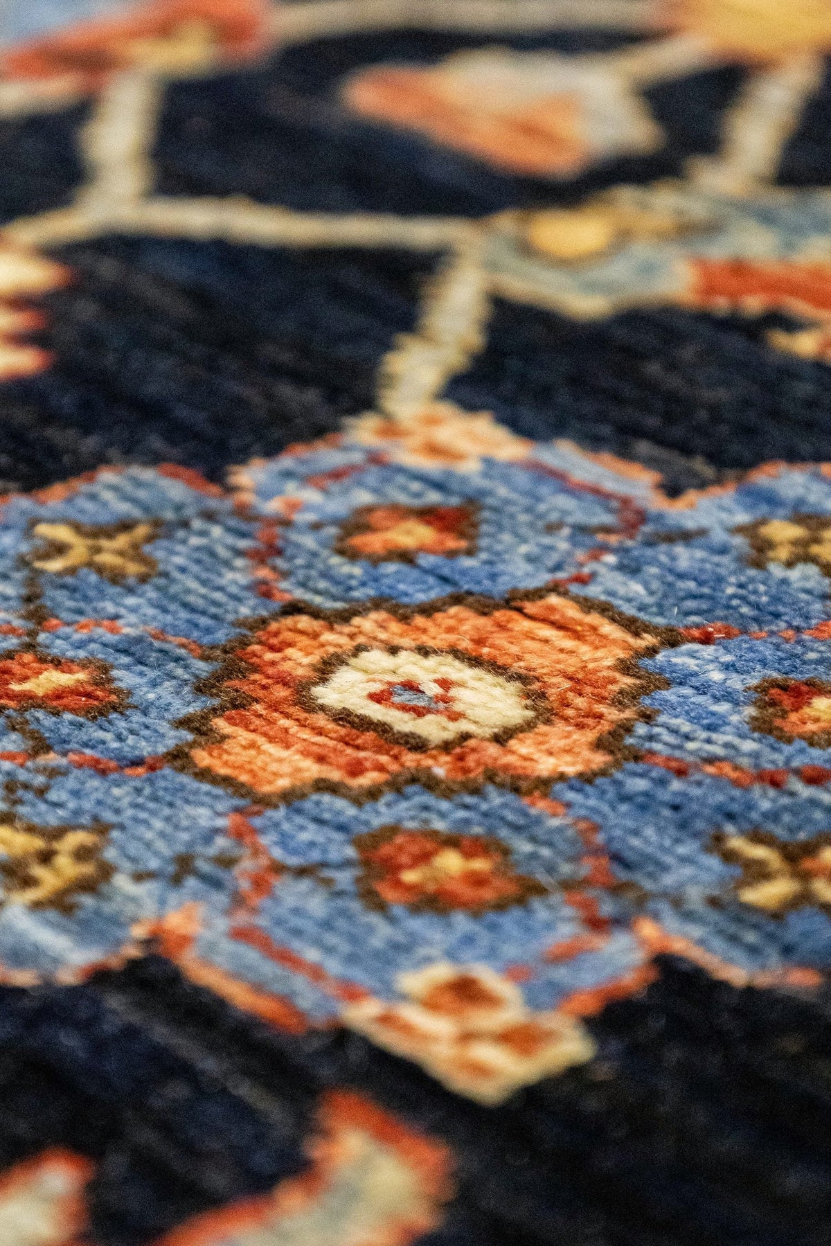 Herati Handwoven Tribal Rug, J86062