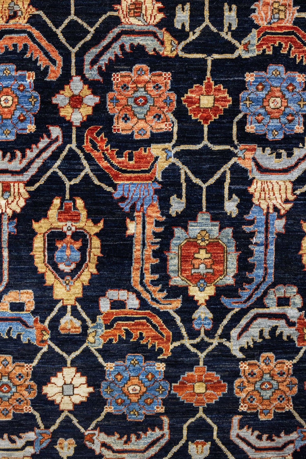 Herati Handwoven Tribal Rug, J86062