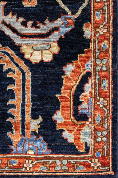 Herati Handwoven Tribal Rug, J86062