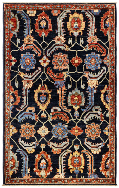 Herati Handwoven Tribal Rug