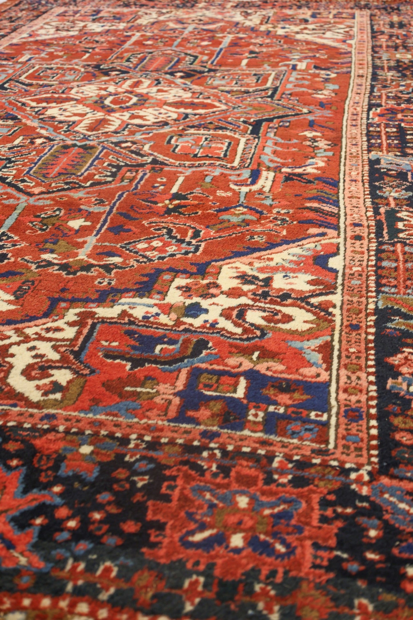 Antique Heriz Handwoven Tribal Rug, 75306