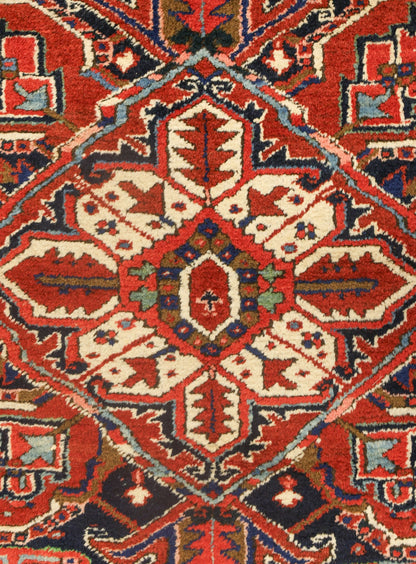 Antique Heriz Handwoven Tribal Rug, 75306