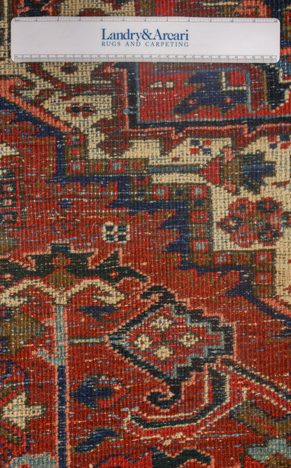 Antique Heriz Handwoven Tribal Rug, 75306