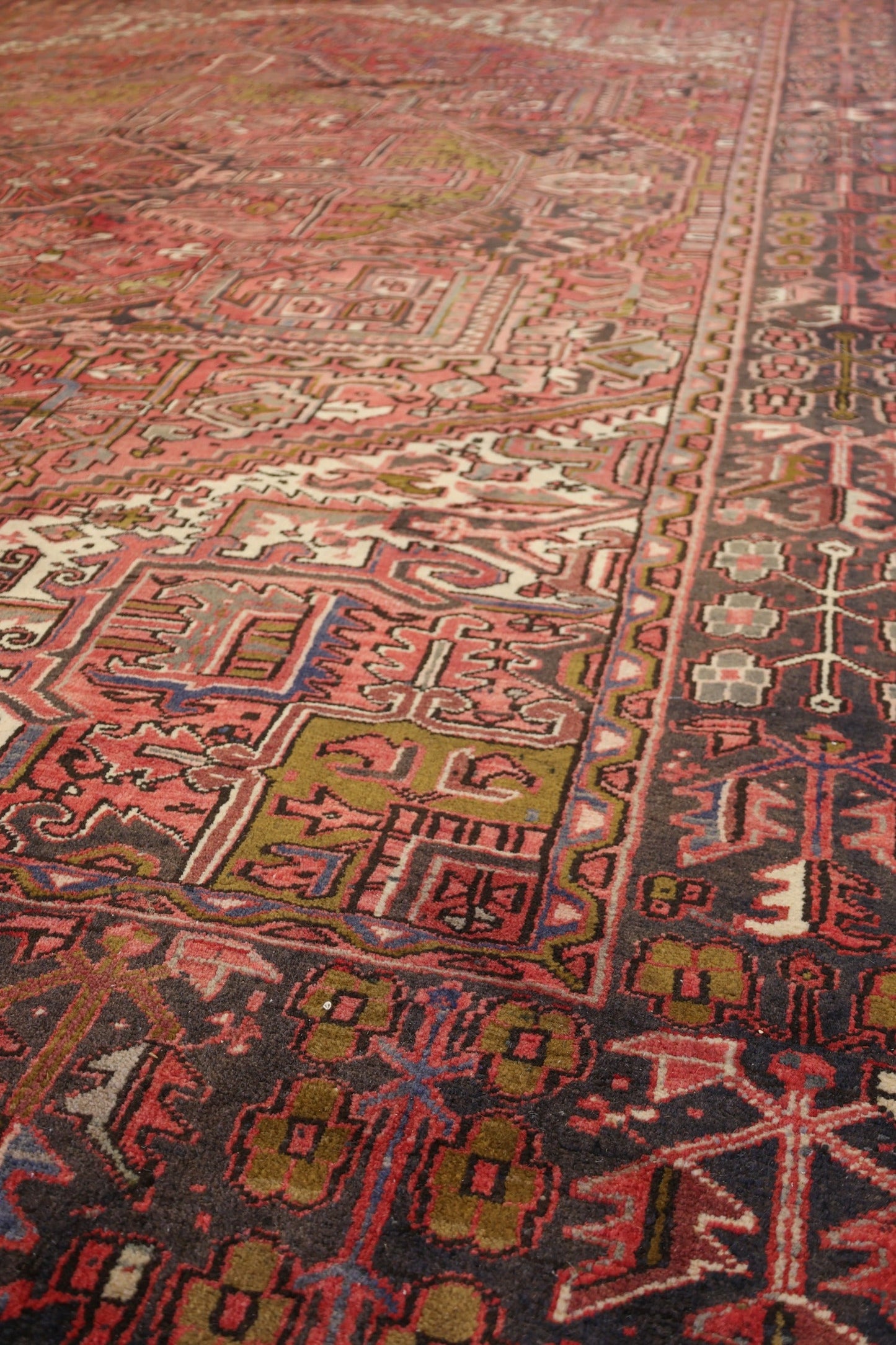 Antique Heriz Handwoven Tribal Rug, 80249