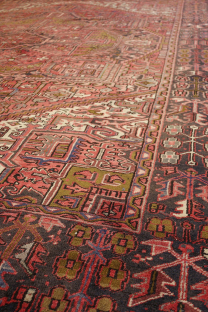 Antique Heriz Handwoven Tribal Rug, 80249