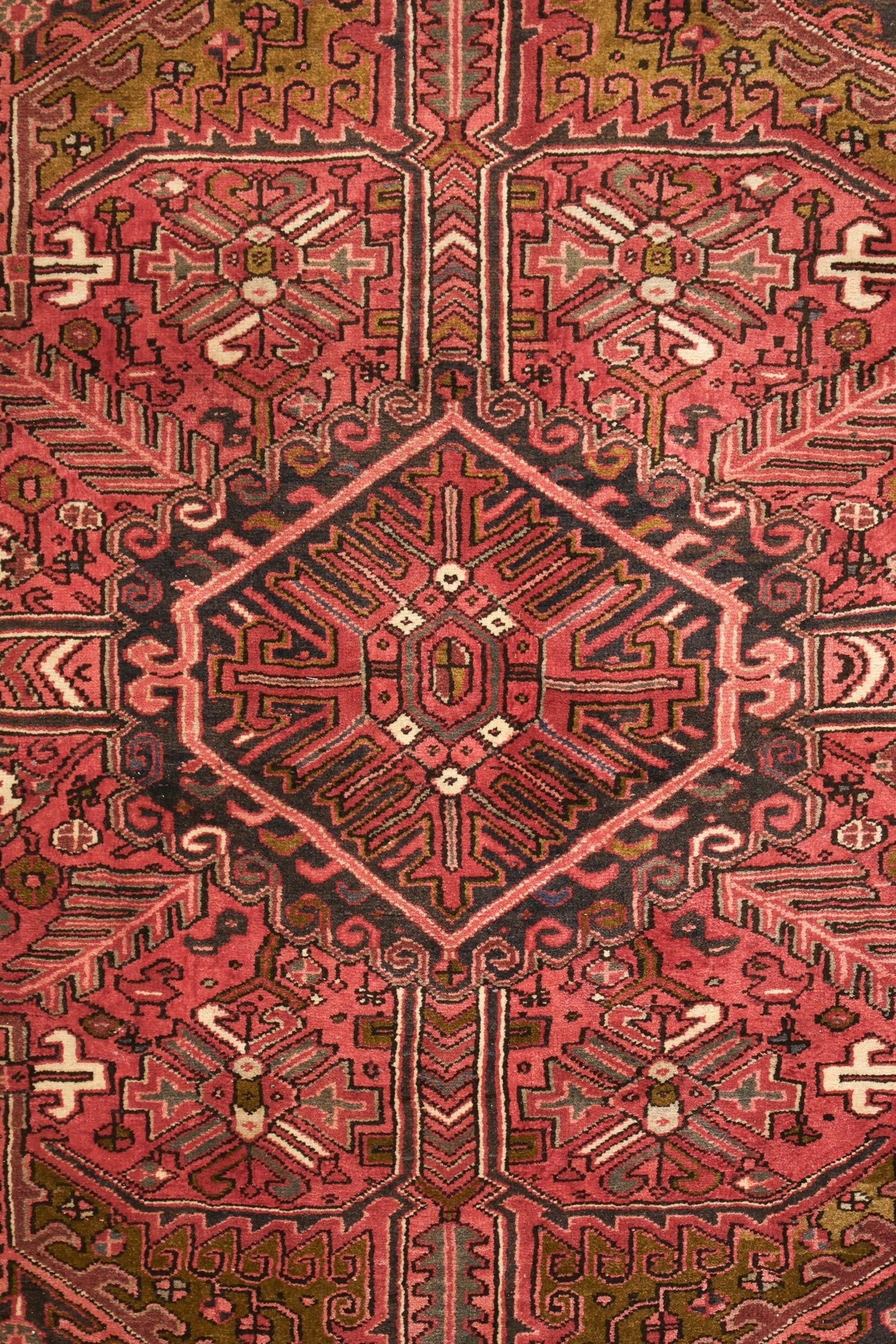 Antique Heriz Handwoven Tribal Rug, 80249