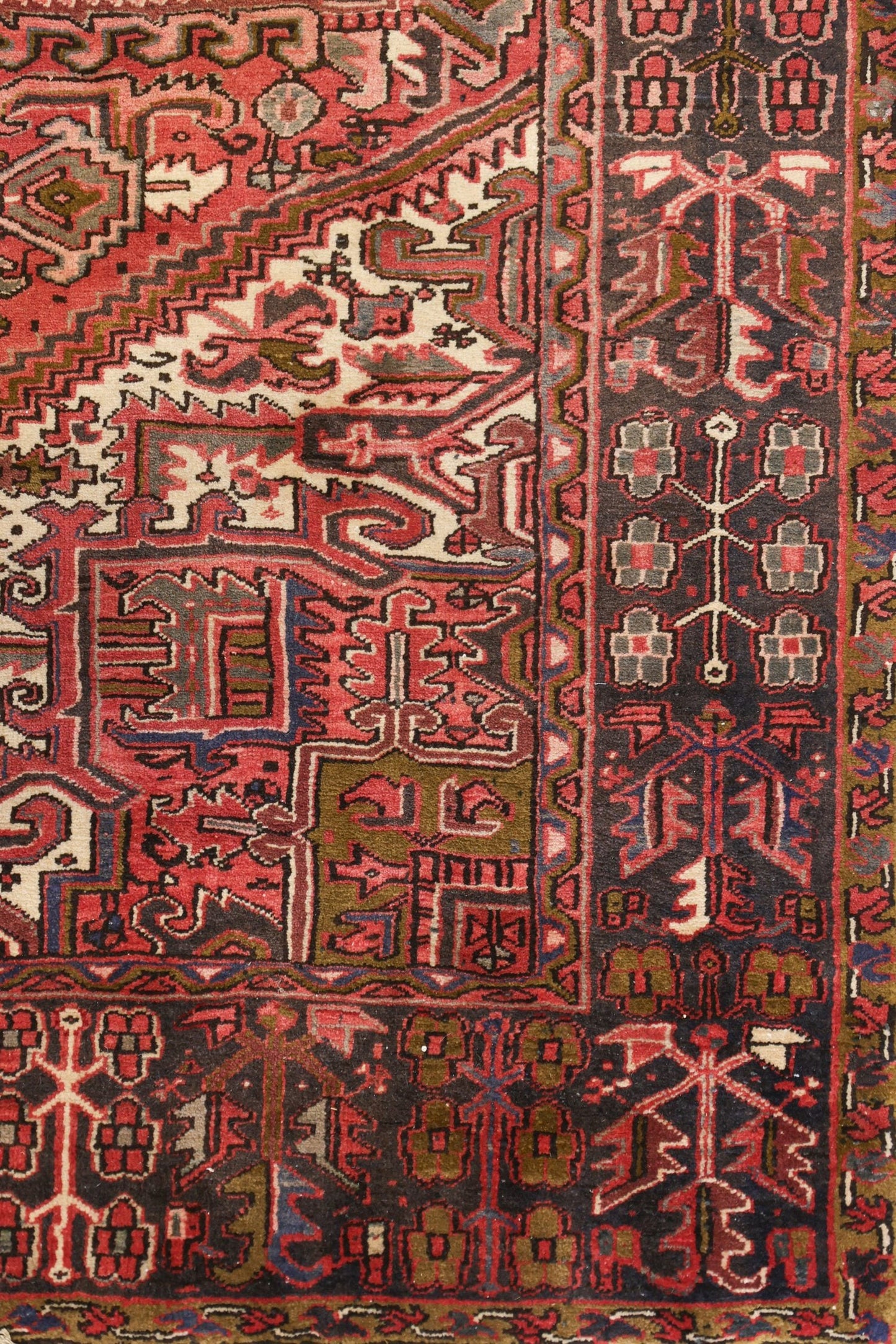 Antique Heriz Handwoven Tribal Rug, 80249