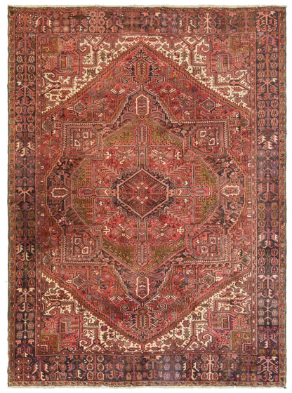 Antique Heriz Handwoven Tribal Rug