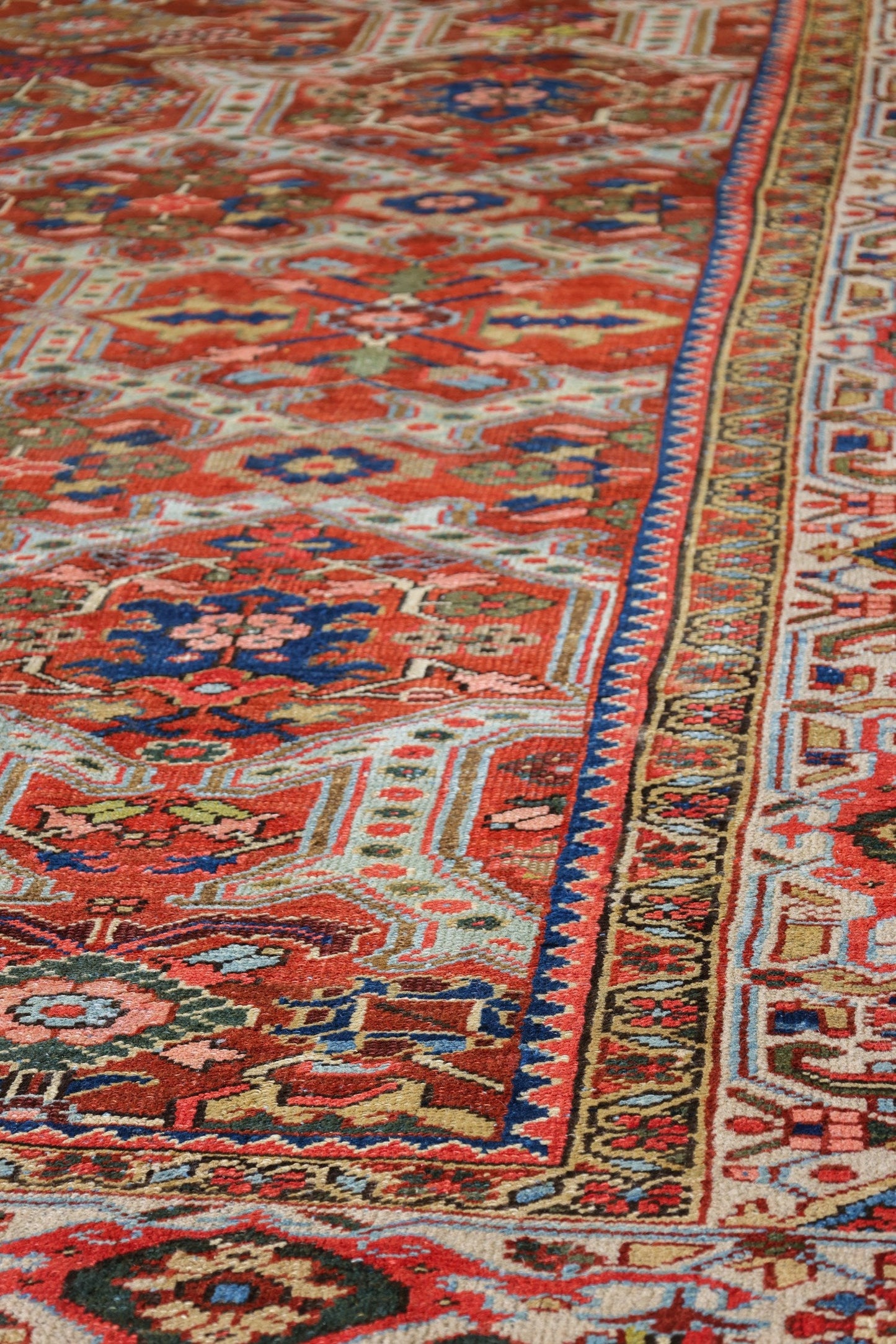 Antique Heriz Handwoven Tribal Rug, 83576